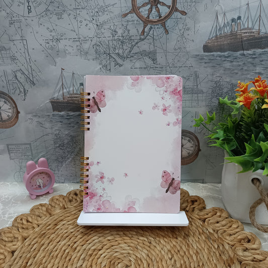 Blush Butterflies - Expressive Journaling Notebook