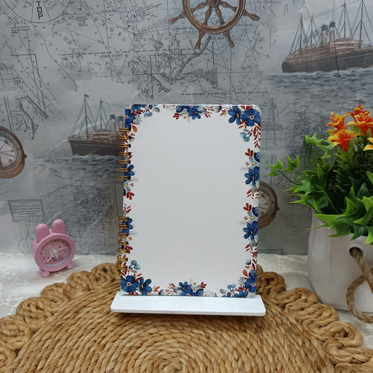 Midnight Bloom Frame - Expressive Journaling Notebook