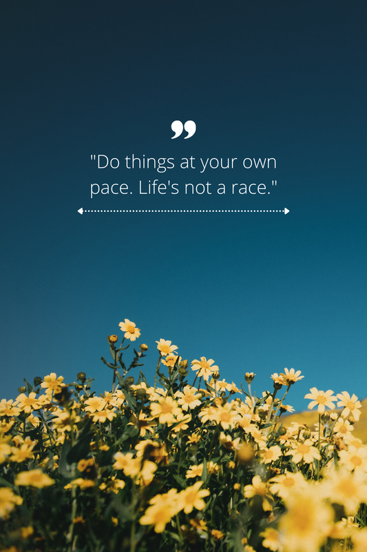 Motivation Flowers Poster 12 x 18 inches