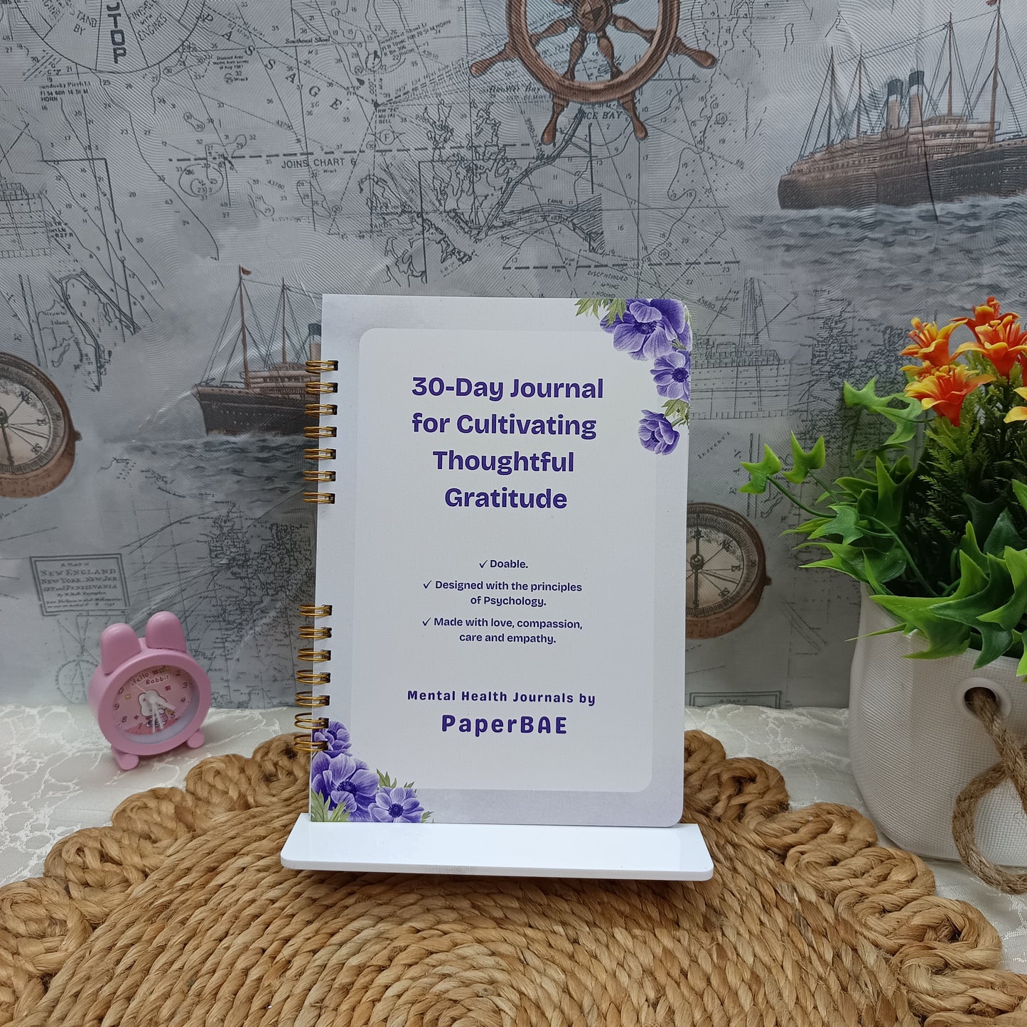 30-Day Journal for Cultivating Thoughtful Gratitude