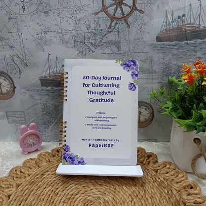 30-Day Journal for Cultivating Thoughtful Gratitude