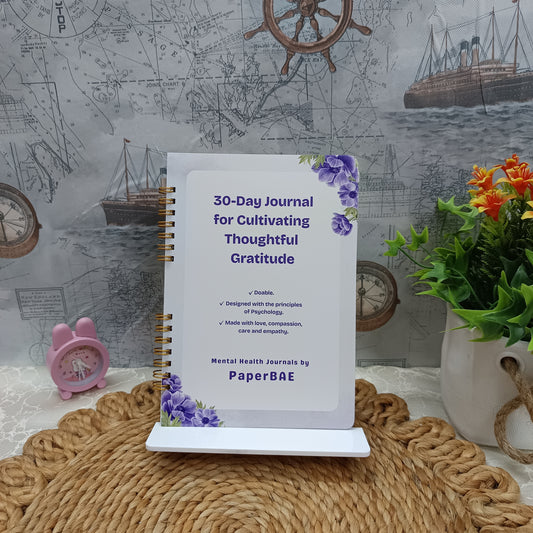30-Day Journal for Cultivating Thoughtful Gratitude