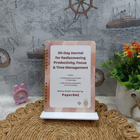 30-Day Journal for Rediscovering Productivity, Focus & Time Management