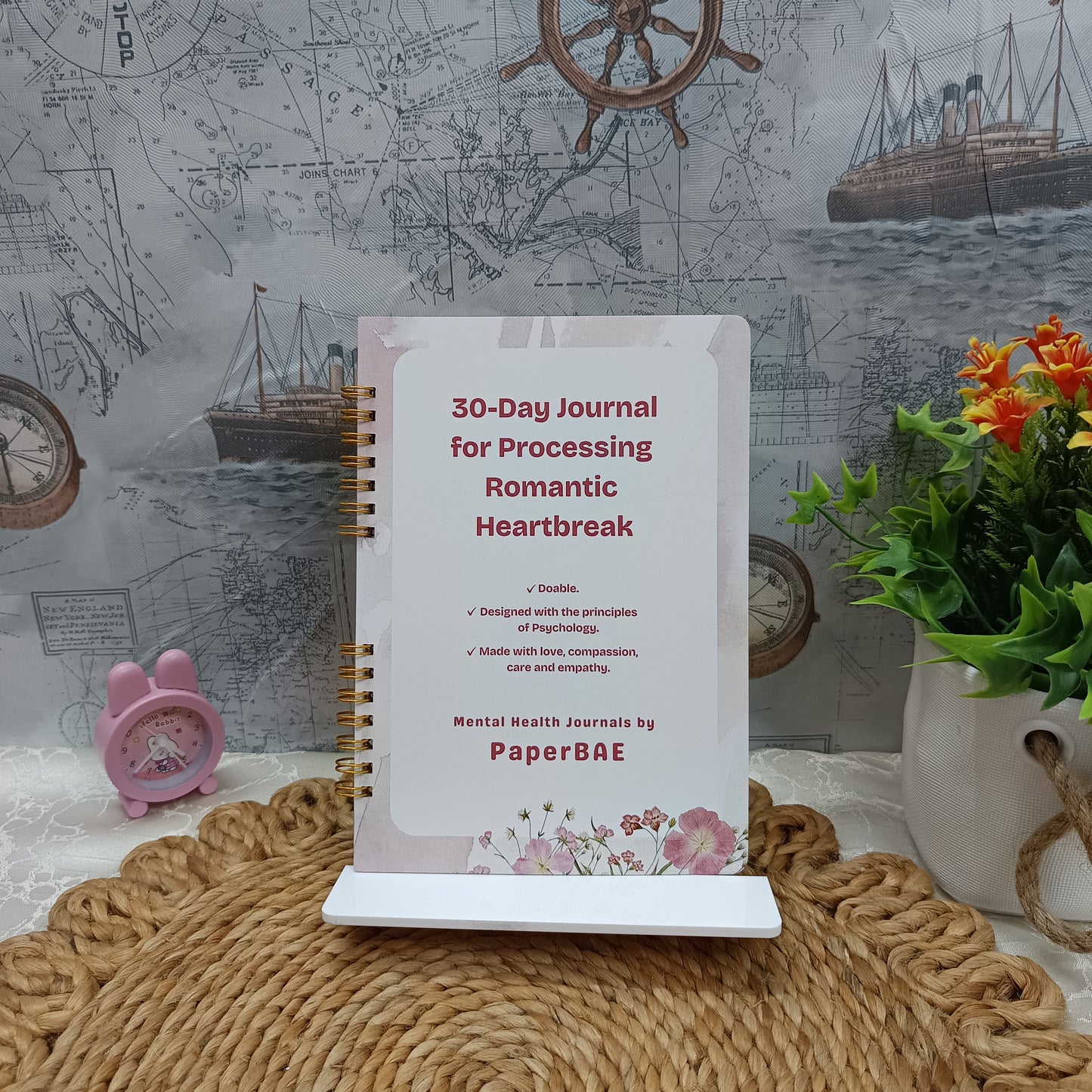 30-Day Journal for Processing Romantic Heartbreak