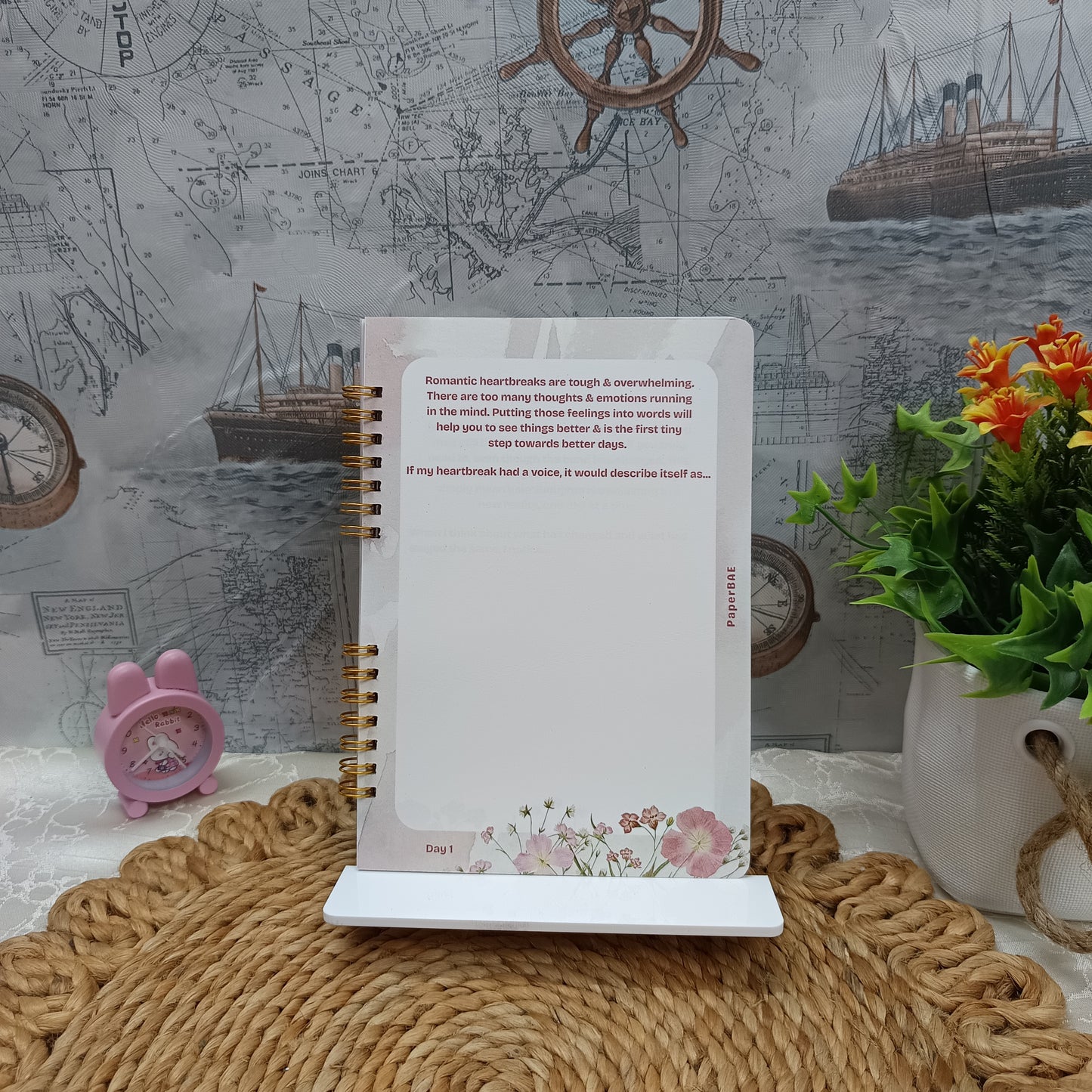 30-Day Journal for Processing Romantic Heartbreak