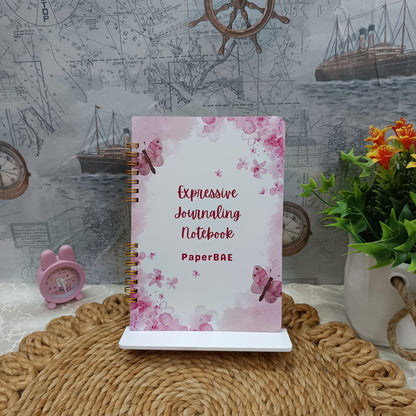 Blush Butterflies - Expressive Journaling Notebook