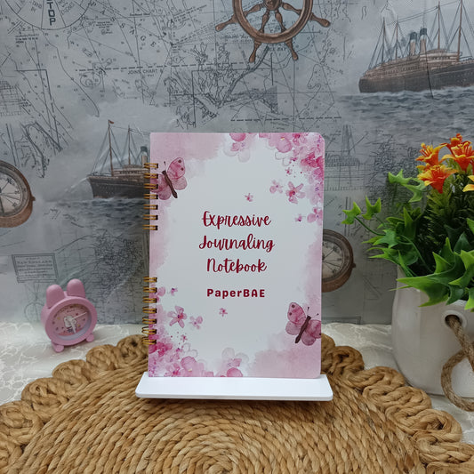 Blush Butterflies - Expressive Journaling Notebook