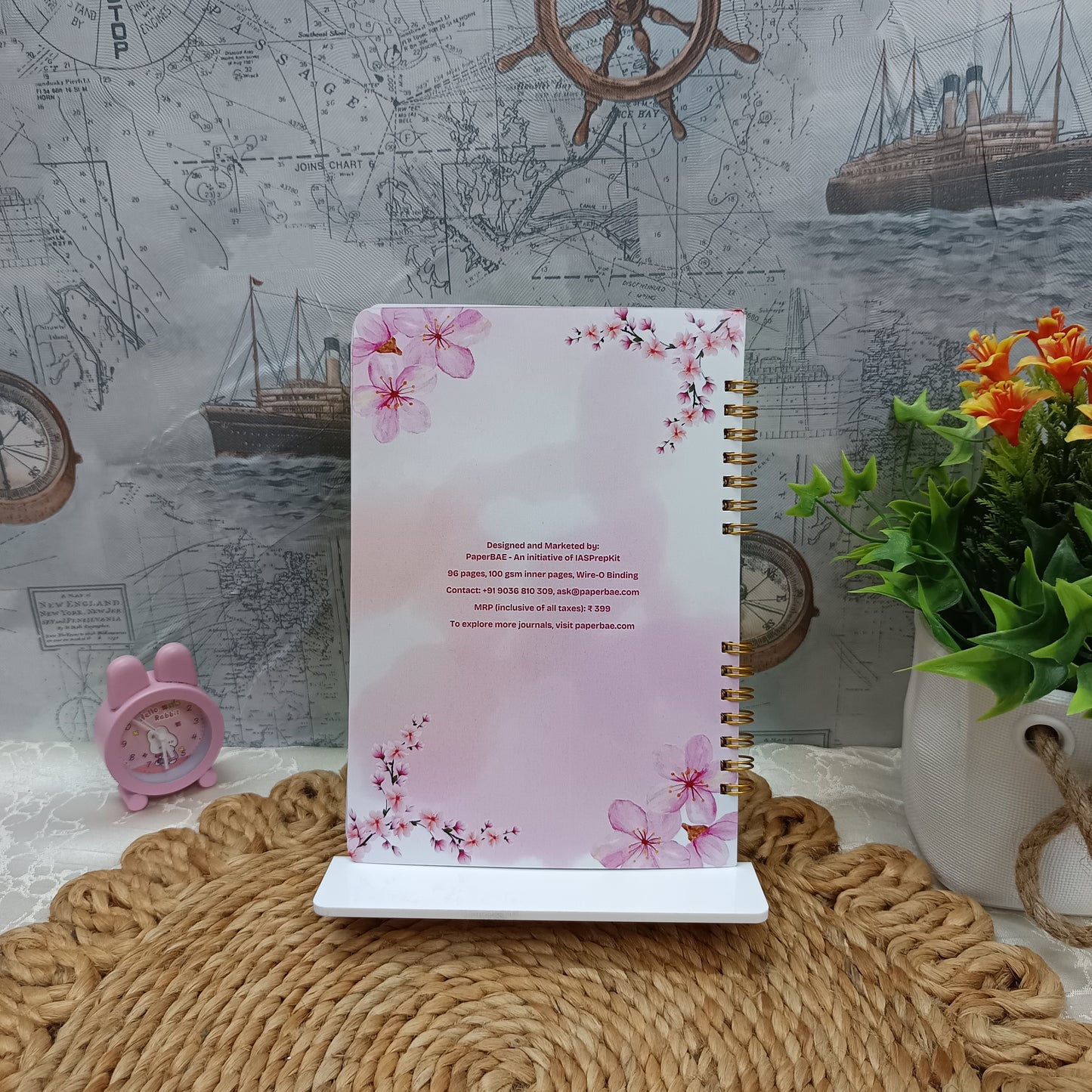 Cherry Blossom Calm - Expressive Journaling Notebook