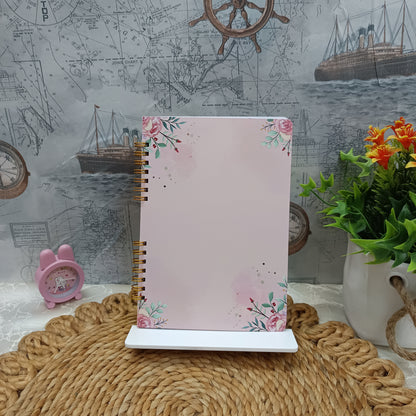 Rose Garden Blush - Expressive Journaling Notebook
