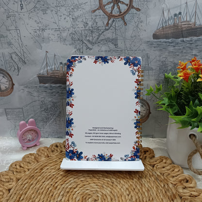 Midnight Bloom Frame - Expressive Journaling Notebook