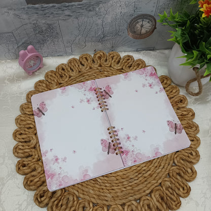 Blush Butterflies - Expressive Journaling Notebook