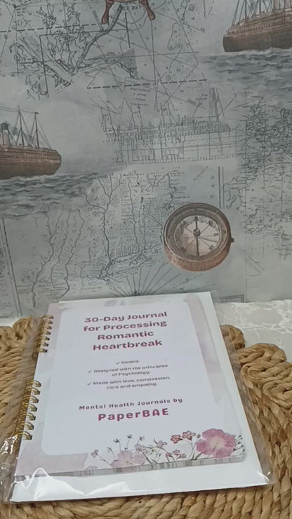 30-Day Journal for Processing Romantic Heartbreak