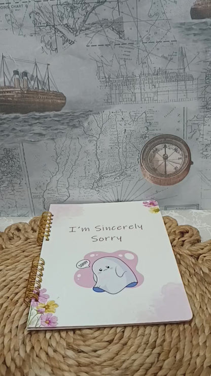 I'm sincerely sorry - Gifting Journal