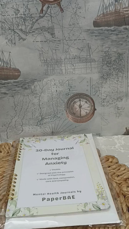 30-Day Journal for Managing Anxiety