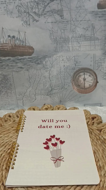 Will you date me - Gifting Journal