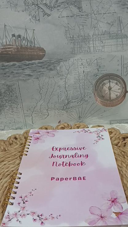 Cherry Blossom Calm - Expressive Journaling Notebook